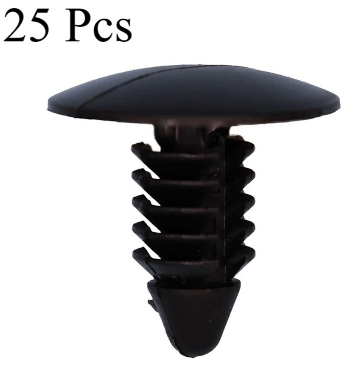25 Pcs Trim Panel Retainer Compatible with GM 20732399 Black