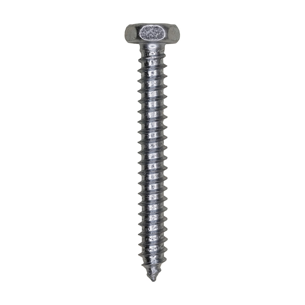 Indented Fastener 50 Pcs Indented Hex Head Tapping Screw Zinc Chromate Screw Size 10 x 1 ...