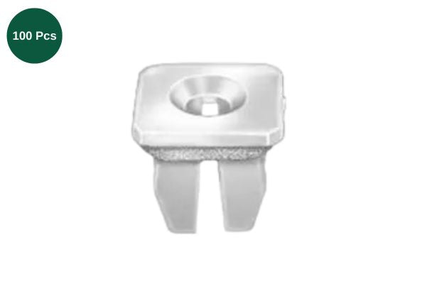 100 Pcs License Plate Bracket Nylon Nut Compatible with Chrysler 8934-201-262