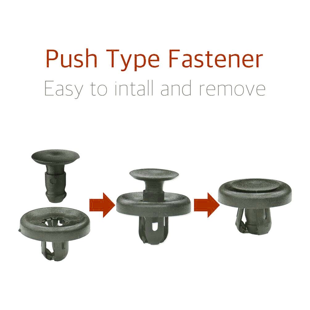 100pc Fender Nylon Push Retainer Clips