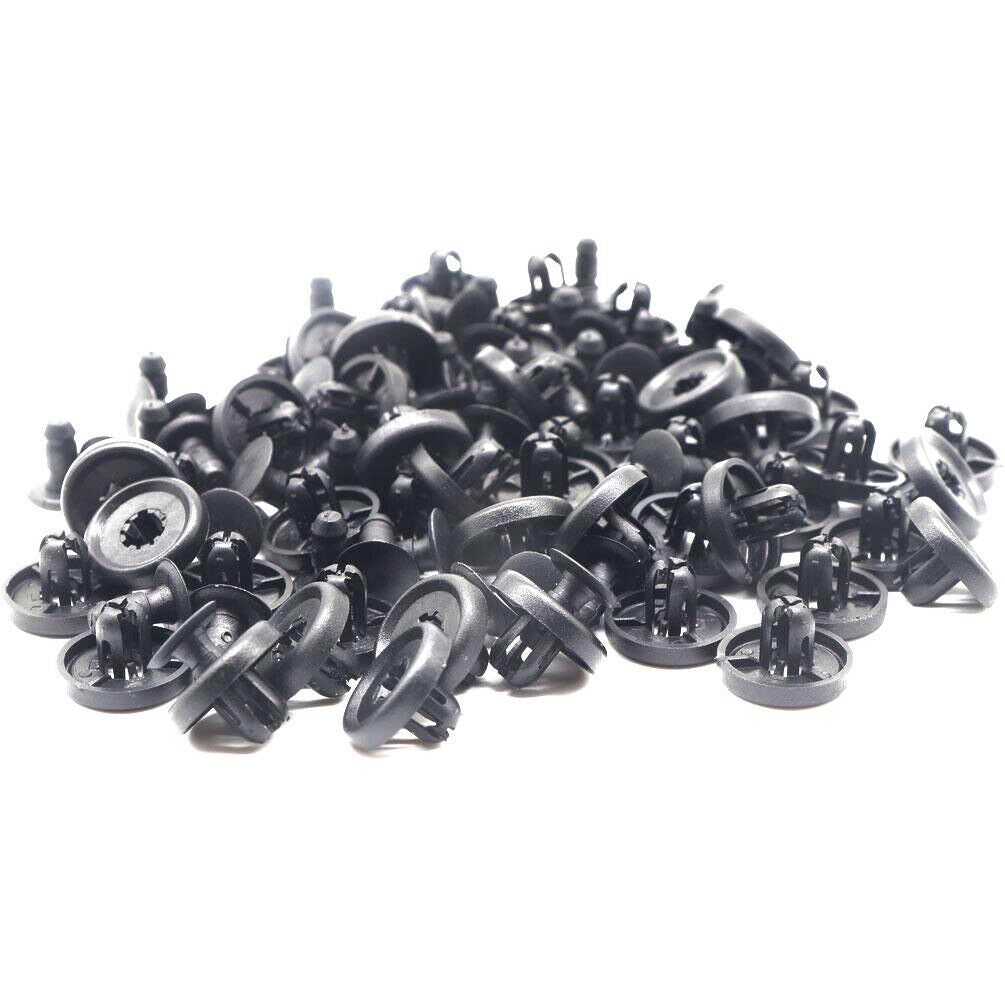 100pc Fender Nylon Push Retainer Clips