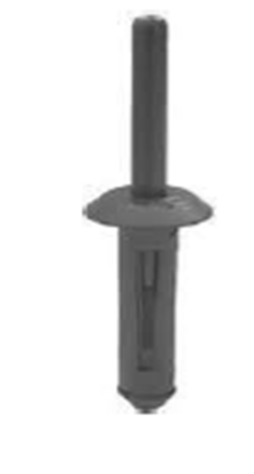 50 Pcs Fastener Black Blind Rivets