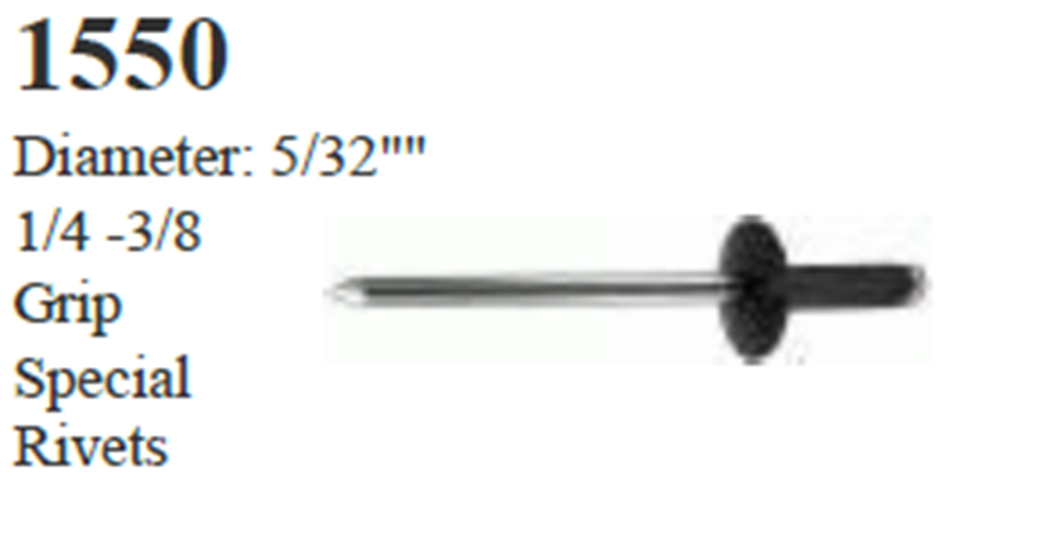 50 Pcs Steel Mandrel Specialty Rivets
