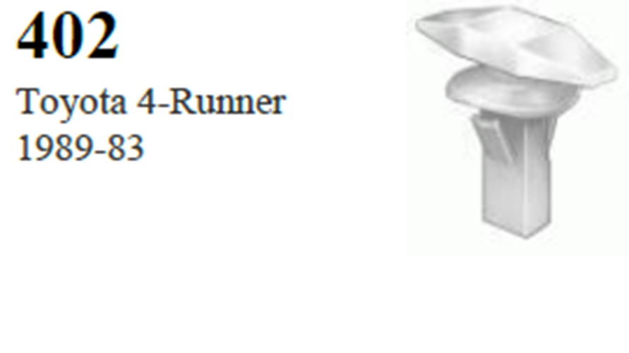 100pcs Weather Strips Hood Retainer