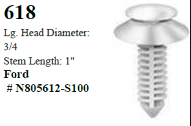 25 Pcs Door Trim Panel Retainer Clips