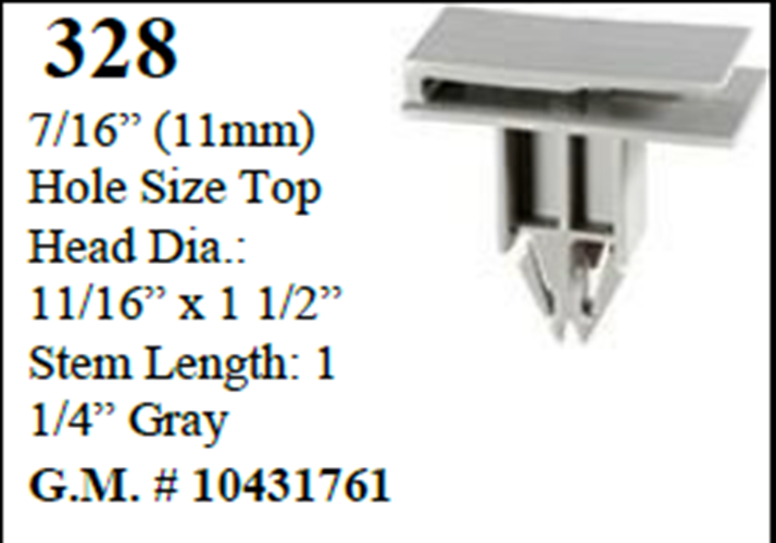 25 Pcs Rocker Panel Moulding Nylon