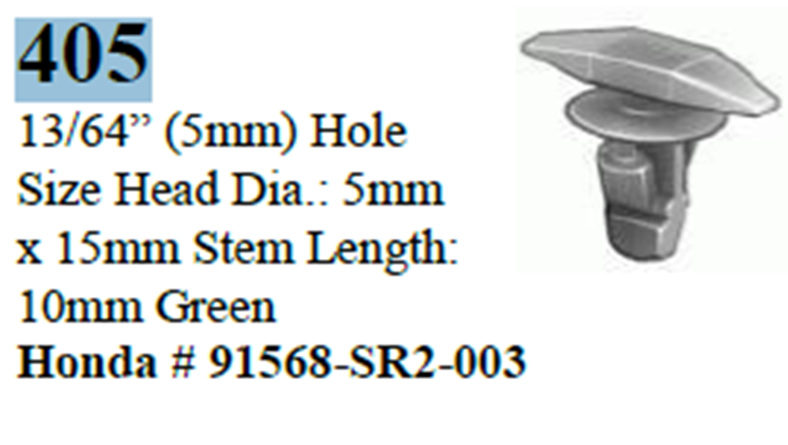 50 Pcs Weatherstrip Retainer Clips