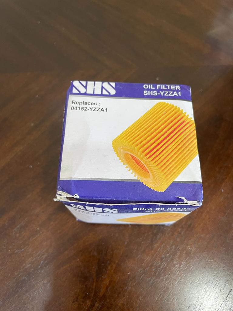 Pack of 10 Oil Filter Element Compatible with Toyota 04152-YZZA1, SHS-YZZA1