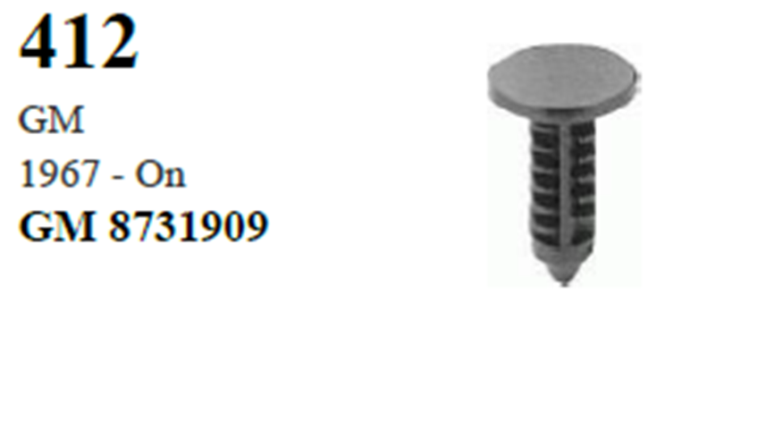 100 Pcs Weatherstrip Retainer Clips