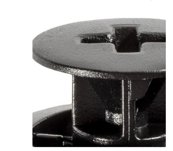 100 Pcs Push-type Fastener Retainer Clip